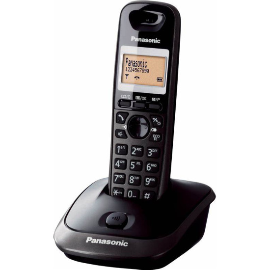 Telefon fara fir Panasonic DECT KX-TG2511FXT, Caller ID, Negru