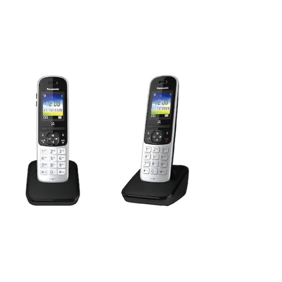 Telefon fara fir Panasonic DECT Twin KX-TGH710FXS