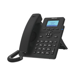 Telefon IP Dinstar C60U, 2 Conturi SIP, LCD grafic de 132x64 pixeli, Negru