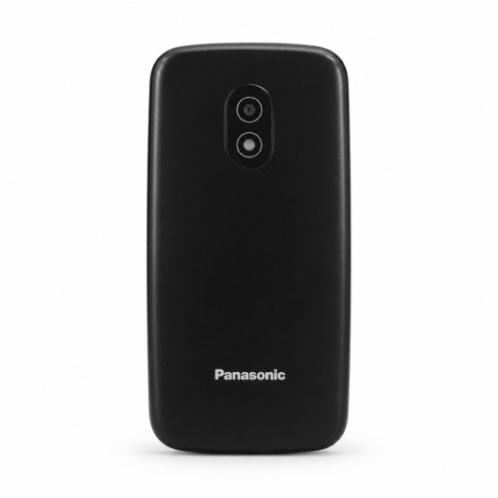 Telefon mobil cu clapeta Panasonic KX-TU410EXB, Ideal pentru seniori, butoane mari, simplu de folosit, negru