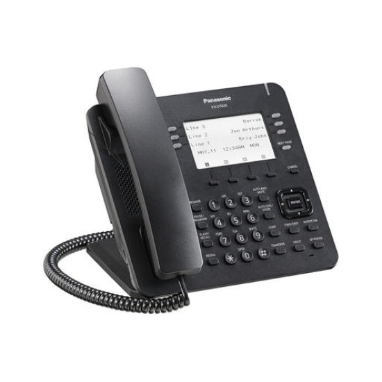 Telefon digital proprietar KX-DT635UK-B, display 3,6 inch, 6 x 4 taste programabile