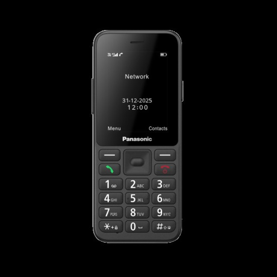 Telefon mobil Panasonic KX-TU260EXB, 4G, ecran 2.4", negru, buton SOS, hands-free
