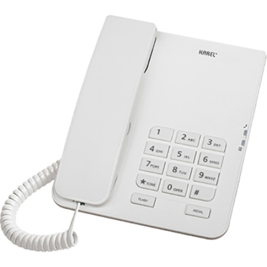 Telefon  Karel TM140 alb 