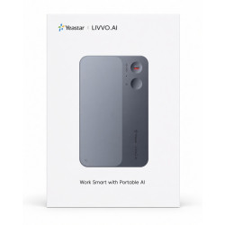 Reportofon Portabil Inteligent LIVVO NOTE, Reportofon AI pentru Sedinte, Interviuri si Call-uri, Transcriere Text, Rezumat Automat AI, Inregistrare Apeluri Telefonice, Black