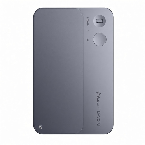 Reportofon Portabil Inteligent LIVVO NOTE, Reportofon AI pentru Sedinte, Interviuri si Call-uri, Transcriere Text, Rezumat Automat AI, Inregistrare Apeluri Telefonice, Black