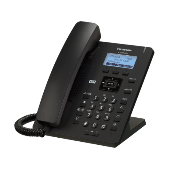 Telefon SIP Panasonic KX-HDV130X-B, Negru