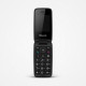 Telefon mobil cu clapeta Panasonic KX-TU410EXR, Ideal pentru seniori, butoane mari, simplu de folosit, Rosu
